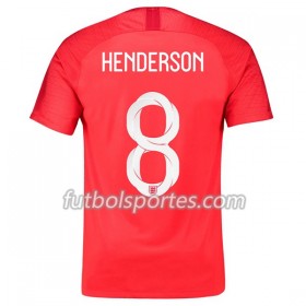 Camisetas Inglaterra Henderson 8 Segunda Equipacion Mundial 2018